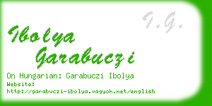 ibolya garabuczi business card